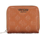 Brown Polyurethane Women Wallet