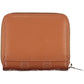 Brown Polyurethane Women Wallet