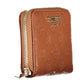 Brown Polyurethane Women Wallet