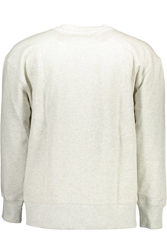 Gray Cotton Men Sweater
