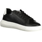 Black Polyester Men Sneaker