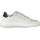 White Polyester Men Sneaker
