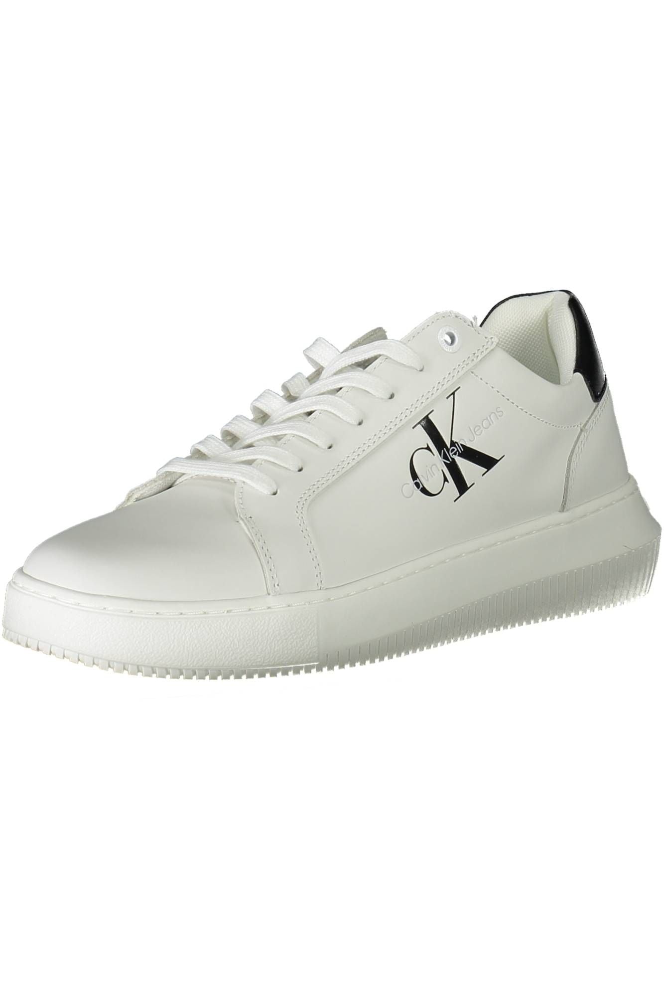 White Polyester Men Sneaker