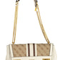 Beige Polyester Women Handbag