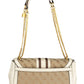 Beige Polyester Women Handbag
