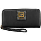 Black Polyurethane Women Wallet