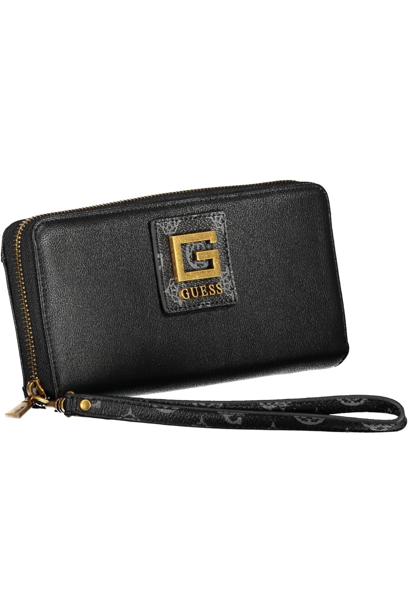 Black Polyurethane Women Wallet