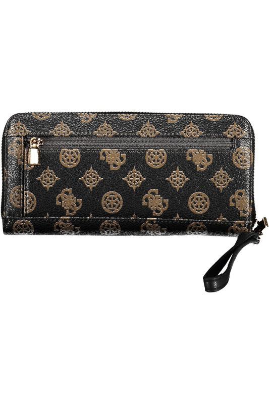 Brown Polyurethane Women Wallet