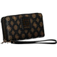 Brown Polyurethane Women Wallet