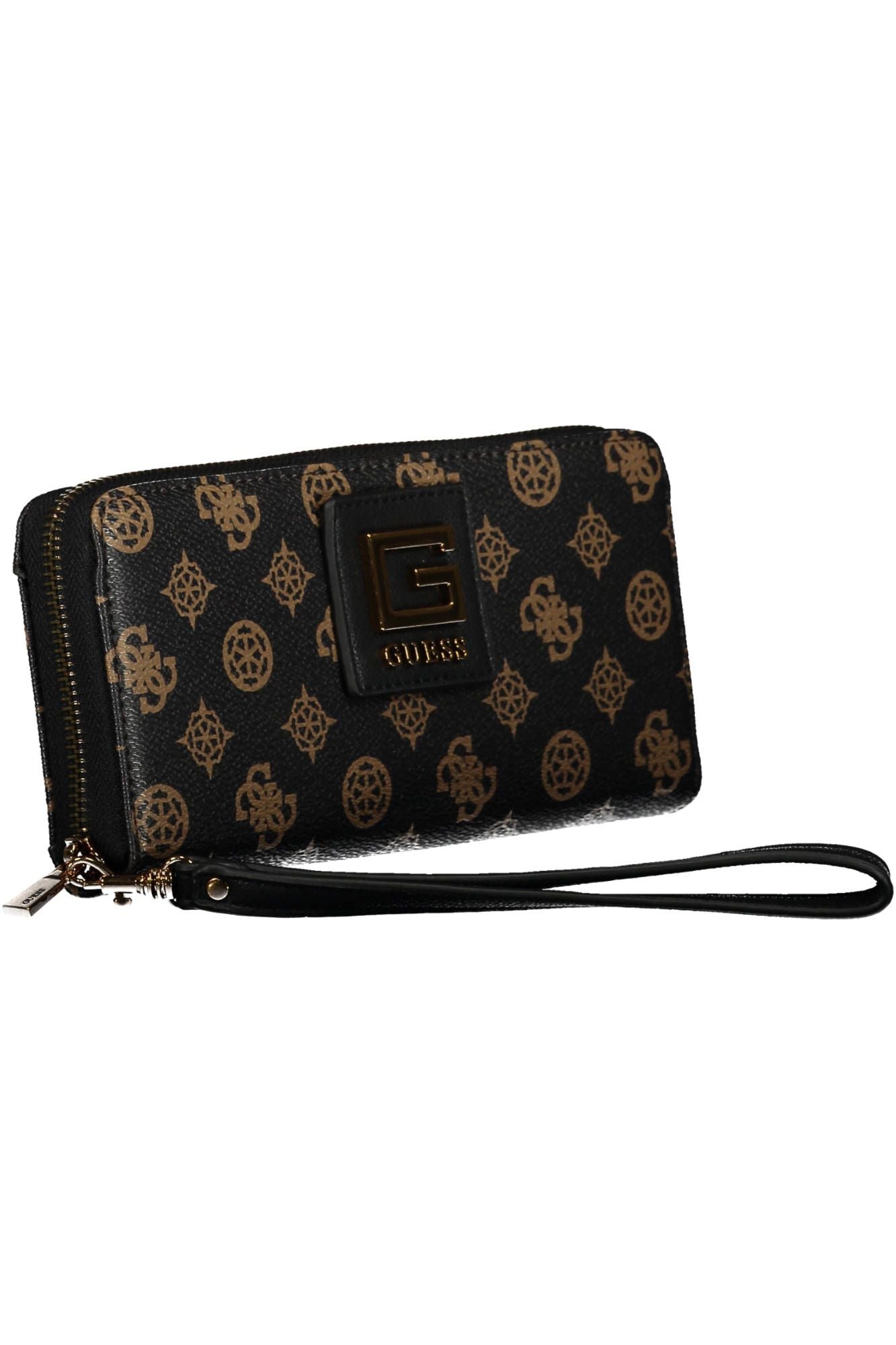 Brown Polyurethane Women Wallet
