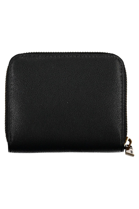 Black Polyurethane Women Wallet