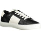 Black Recycled Leather Men Sneaker