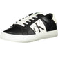 Black Recycled Leather Men Sneaker