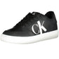 Black Polyester Men Sneaker