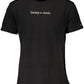 Black Cotton Men T-Shirt