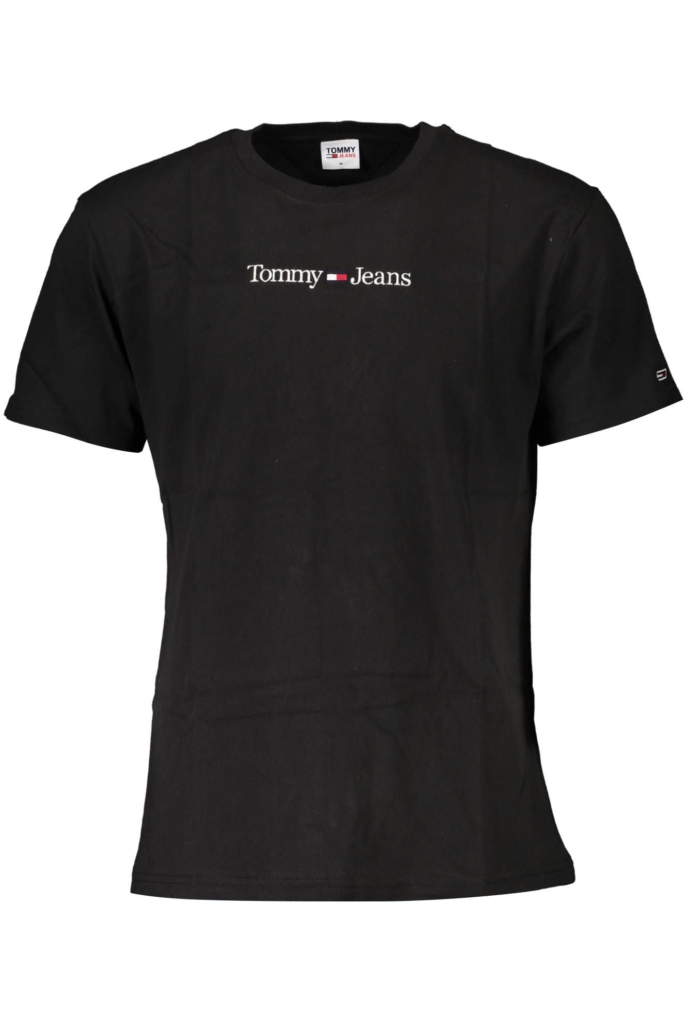 Black Cotton Men T-Shirt