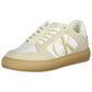 White Polyester Men Sneaker