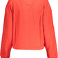 Red Cotton Women Sweater
