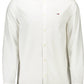 White Cotton Men Shirt