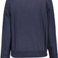 Blue Cotton Women Sweater