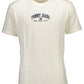 White Cotton Men T-Shirt