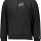 Black Cotton Men Sweater