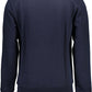 Blue Cotton Men Sweater