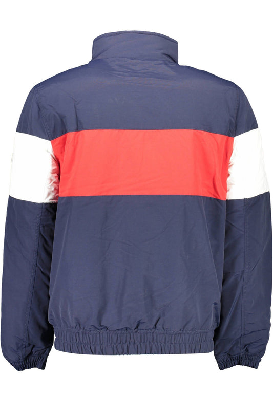 Blue Polyamide Men Jacket