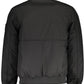Black Polyester Men Jacket