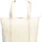 Beige Polyester Women Handbag
