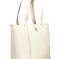 Beige Polyester Women Handbag