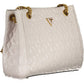 Pink Polyurethane Women Handbag
