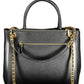 Black Polyethylene Women Handbag