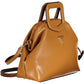 Brown Polyethylene Women Handbag