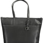 Black Polyester Women Handbag