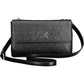 Black Polyester Women Handbag