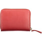 Red Polyester Women Wallet