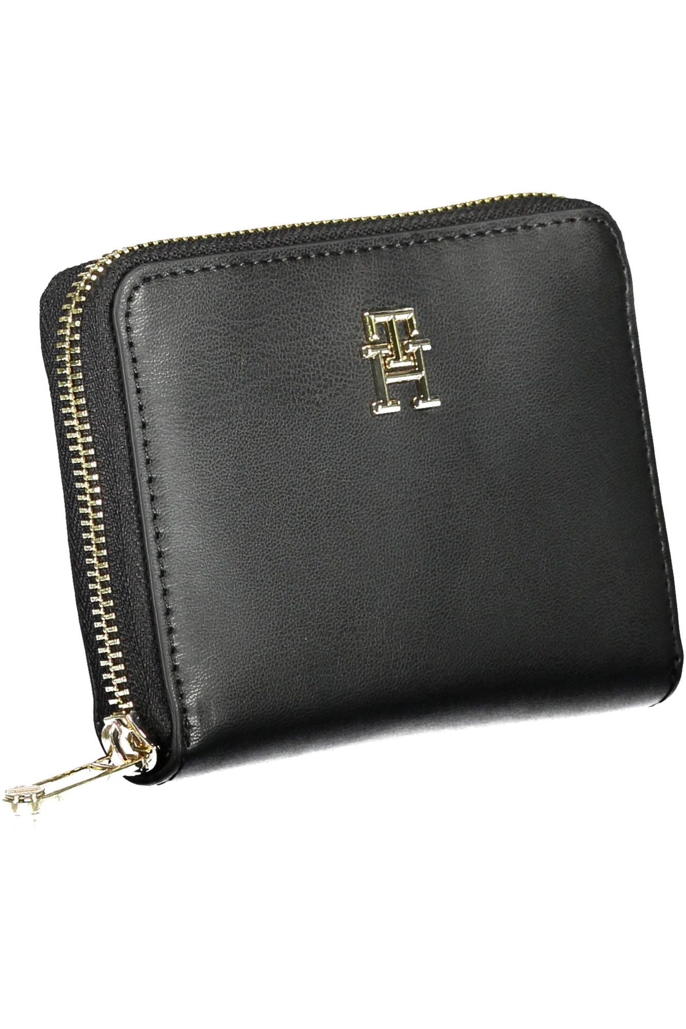 Black Polyurethane Women Wallet