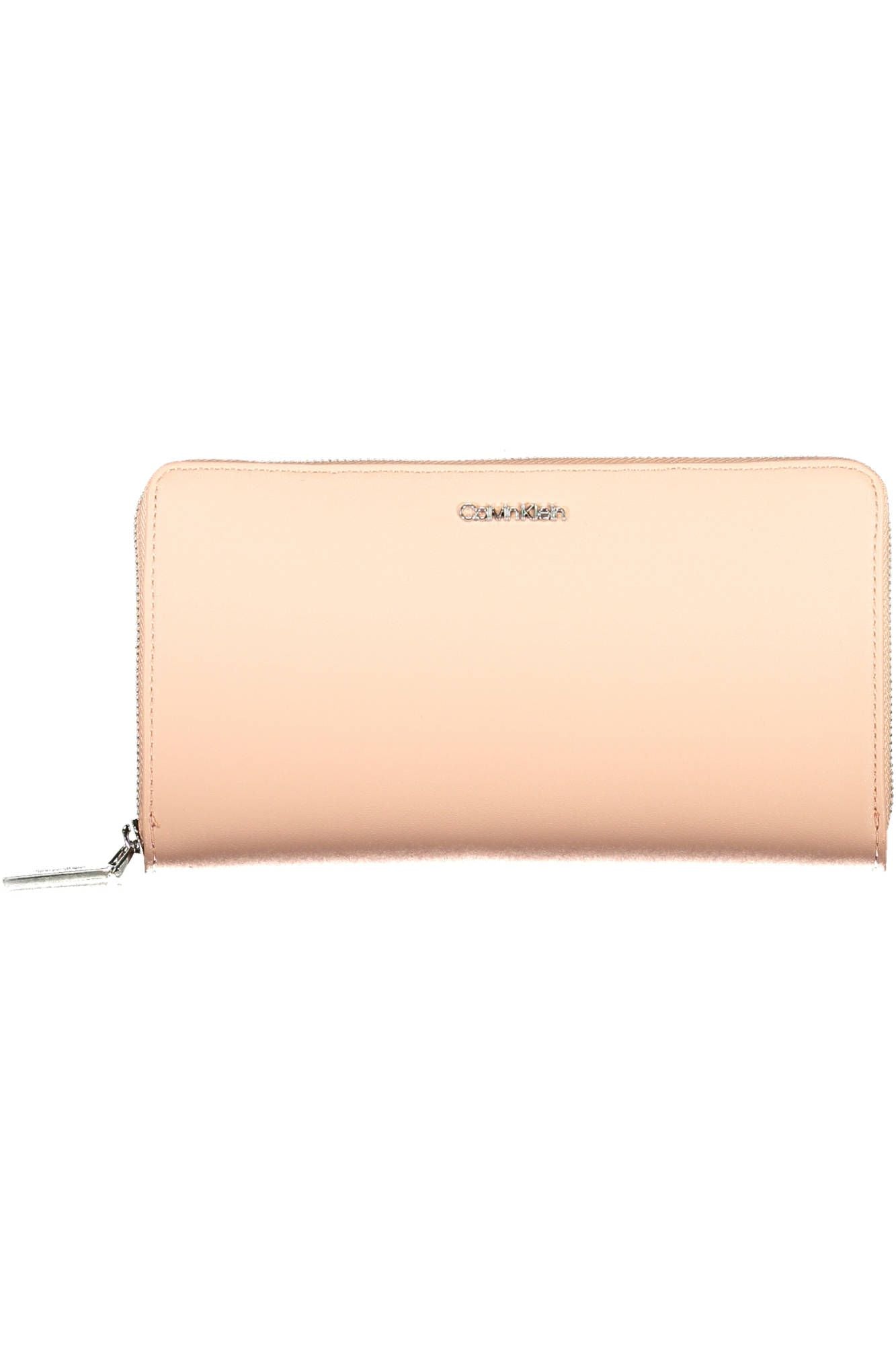 Pink Polyurethane Women Wallet