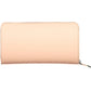 Pink Polyurethane Women Wallet