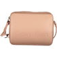 Pink Polyester Women Handbag