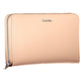 Pink Polyurethane Women Wallet