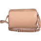 Pink Polyester Women Handbag