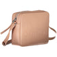 Pink Polyester Women Handbag