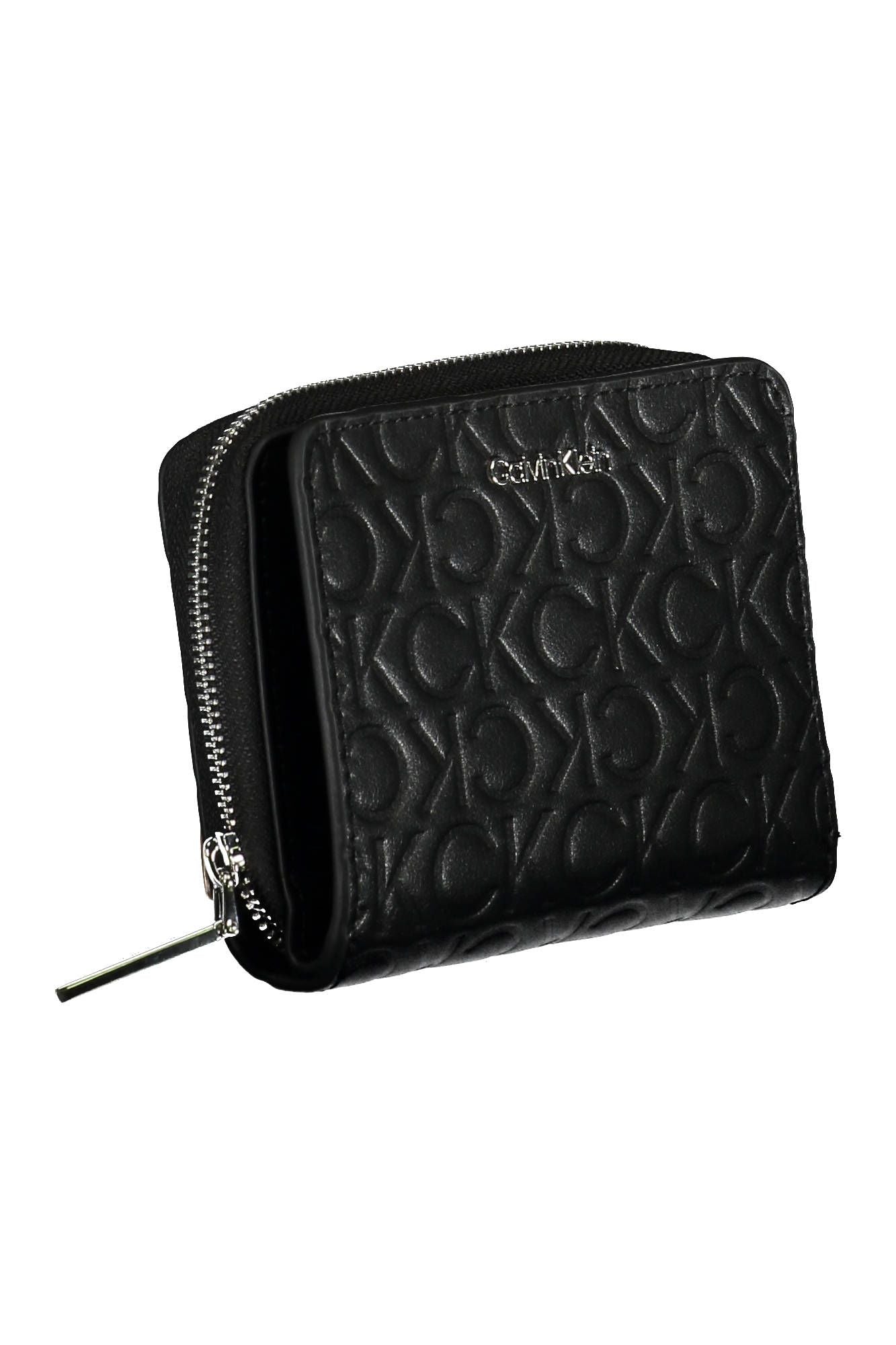 Black Polyester Women Wallet