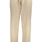 Beige Cotton Women Pant