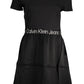 Black Polyester Women Dress
