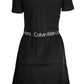 Black Polyester Women Dress