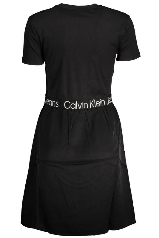 Black Polyester Women Dress