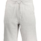 Gray Cotton Men Bermuda